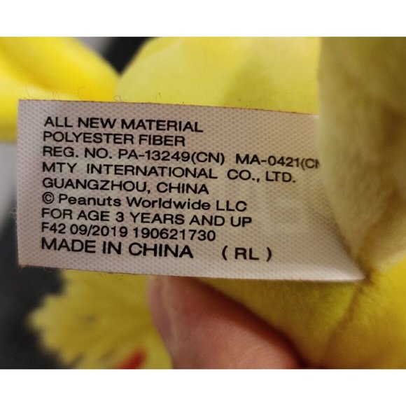 Valentine Woodstock From Peanuts Plush 8x5" Musical Keychain Linus and Lucy - Picture 9 of 12